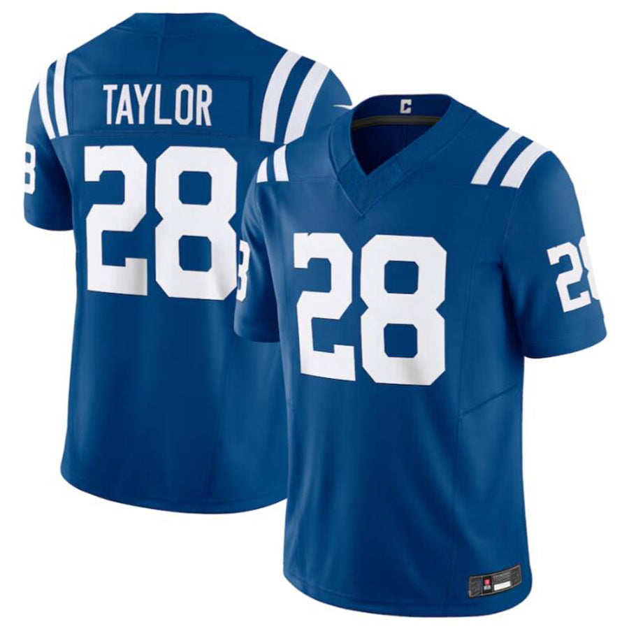#28 Jonathan Taylor IN.Colts Vapor F.U.S.E. Limited Jersey -Royal Player Football Jerseys football jersey product view 2
