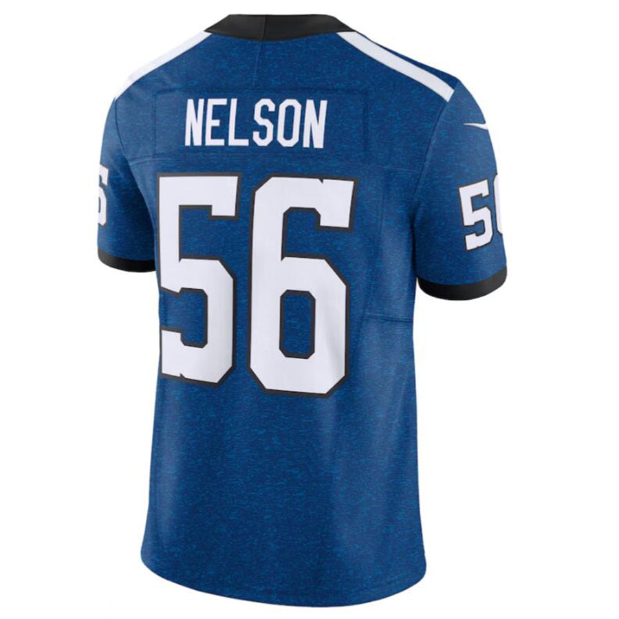#56 Quenton Nelson Player IN.Colts Blue Vapor F.U.S.E. Limited Football Jerseys football jersey product view 1
