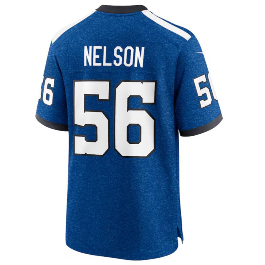 #56 Quenton Nelson Player IN.Colts Royal Alternate Game Football Jerseys football jersey product view 1