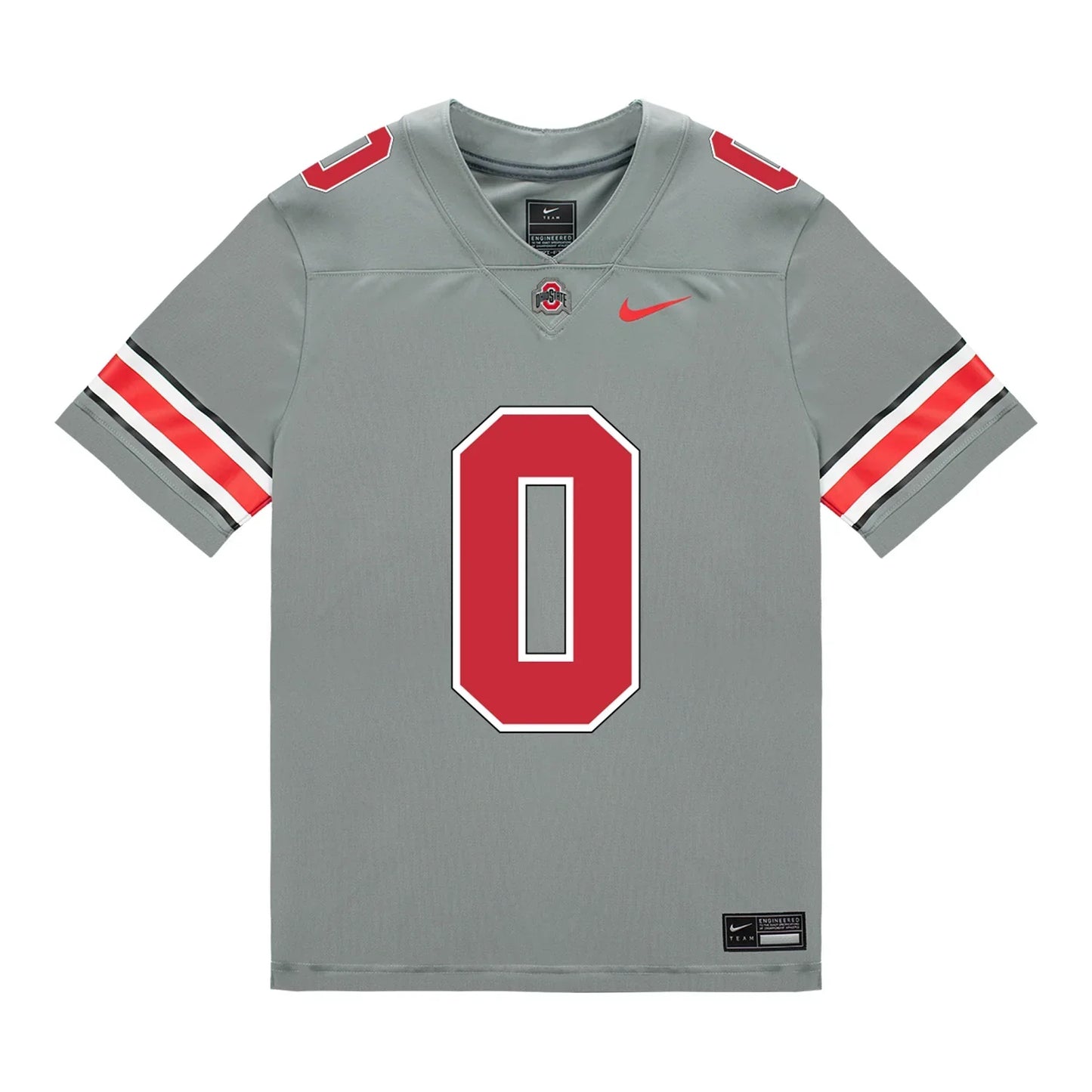 Sonny Styles Ohio State Buckeyes Jersey – Grey sports jersey product view 2