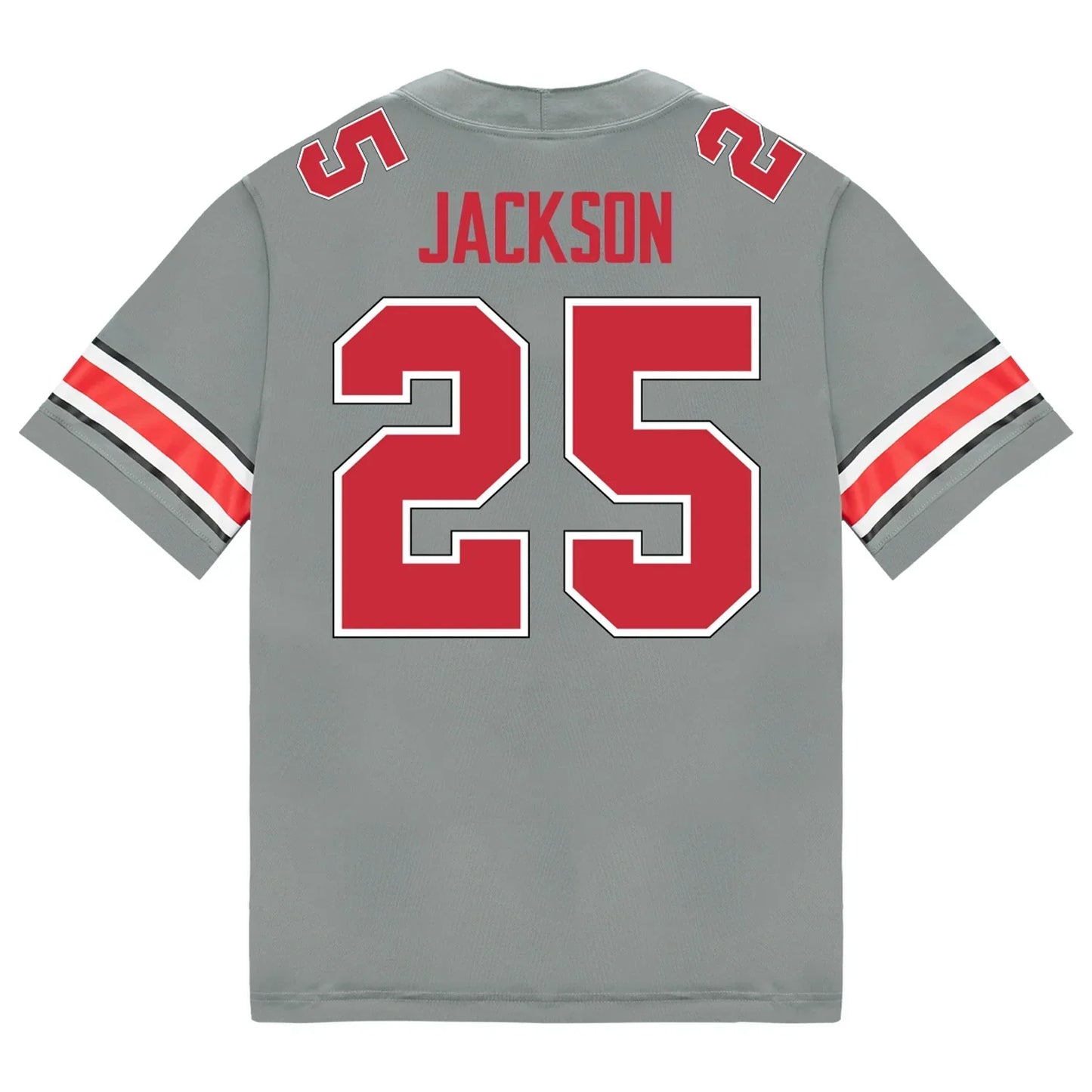 Bo Jackson Ohio State Buckeyes Jersey – Grey sports jersey product view 1