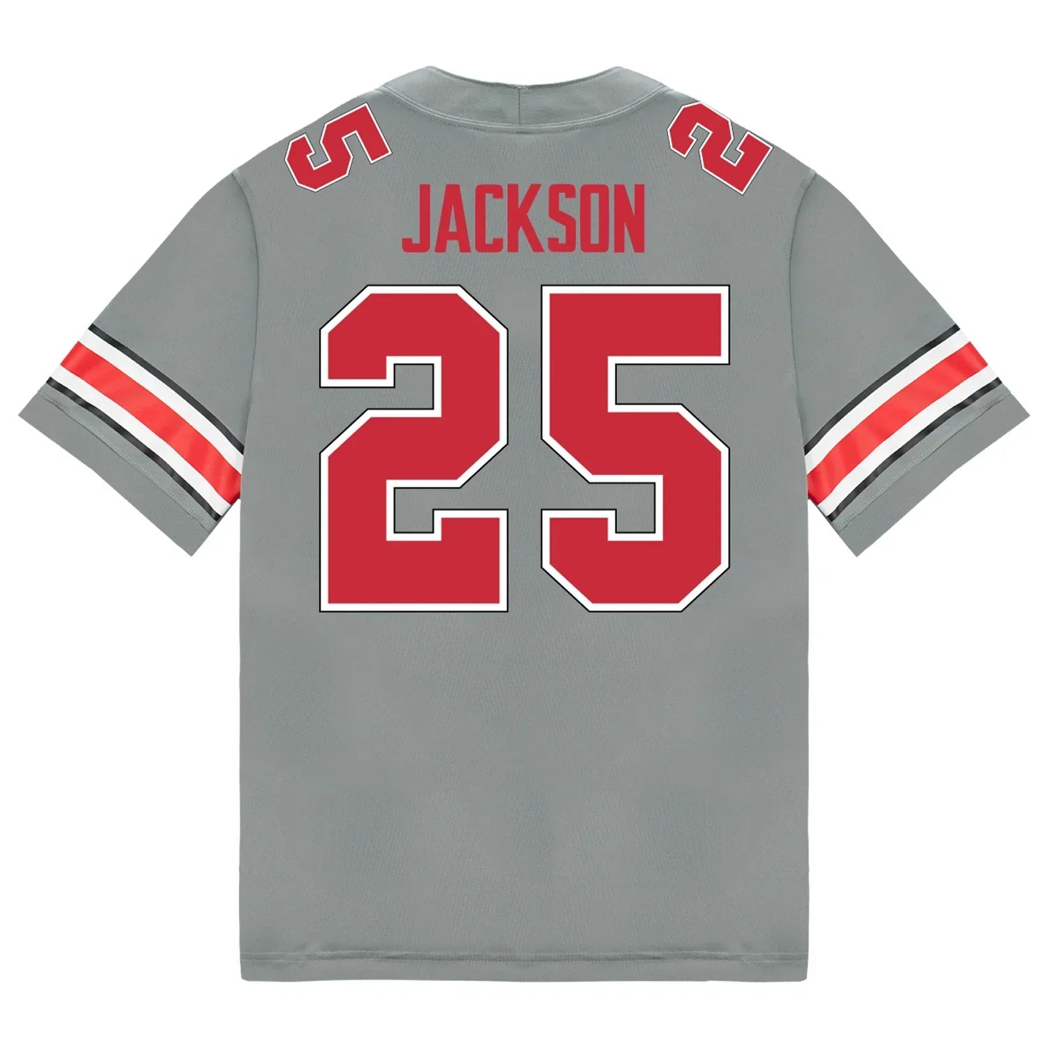 Bo Jackson Ohio State Buckeyes Jersey – Grey sports jersey product view 1