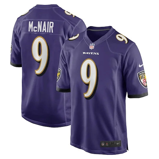 Steve McNair Baltimore Ravens Retired Player Jersey - Purple football jersey product view 1