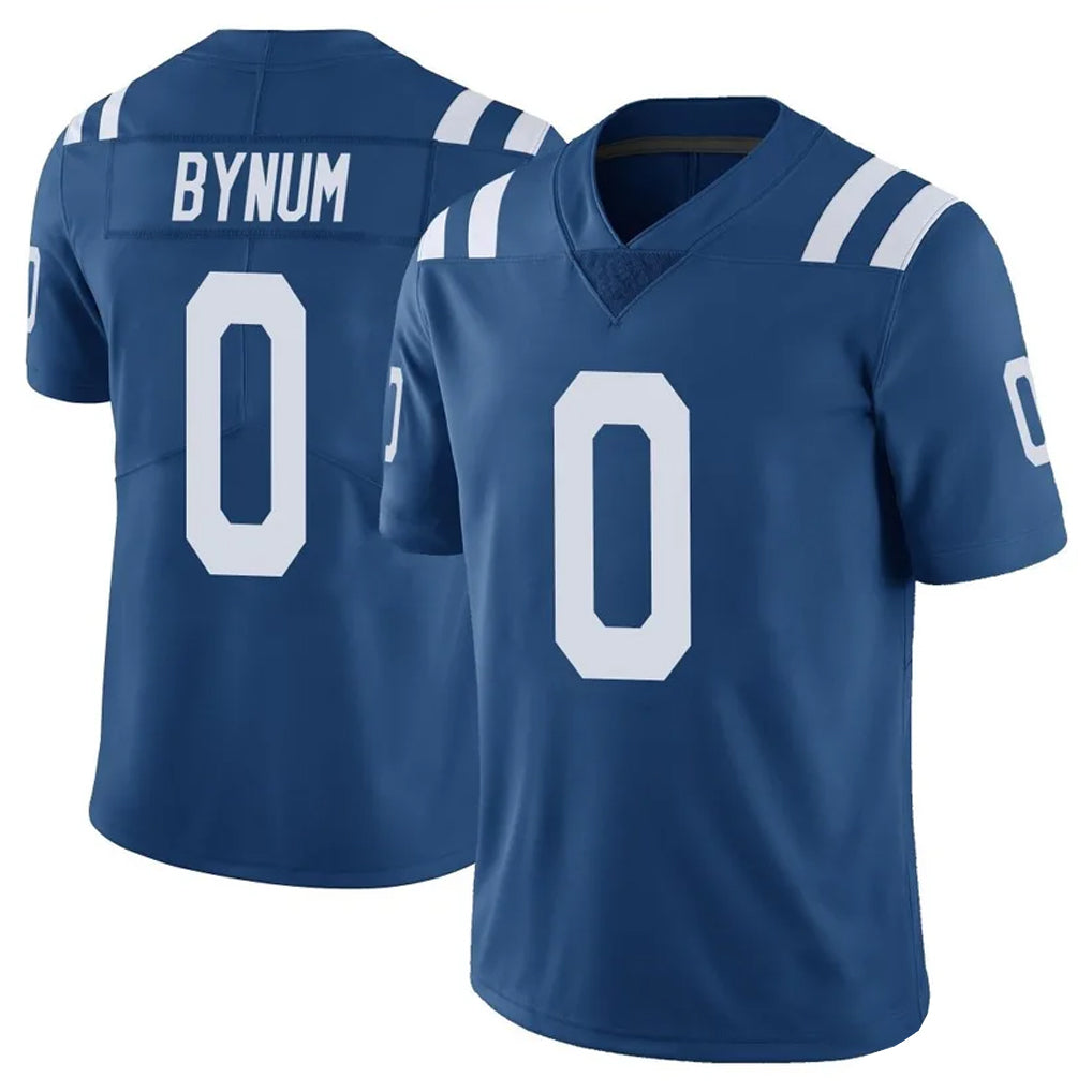 IN.Colts #0 Camryn Bynum Player Royal Vapor Limited Football Jerseys football jersey product view 1