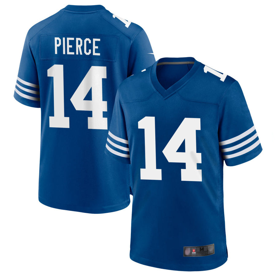 IN.Colts #14 Alec Pierce Player Royal Limited Game Football Jerseys football jersey product view 1