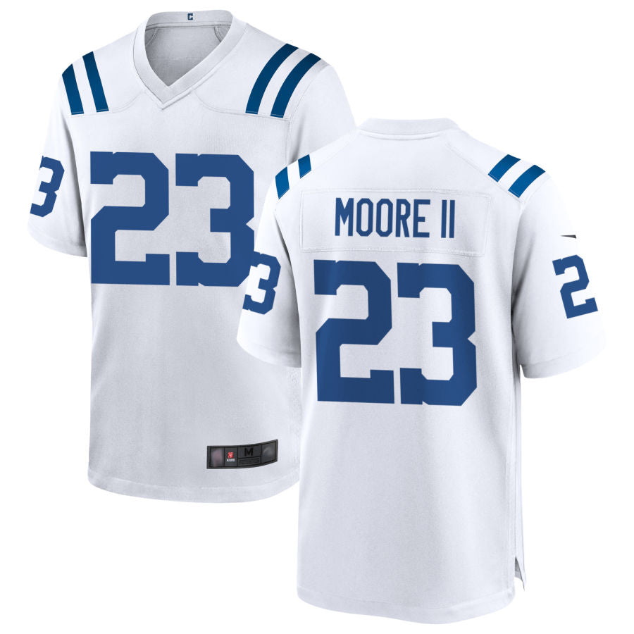 IN.Colts #23 Kenny Moore II Player White Game Football Jerseys football jersey product view 1