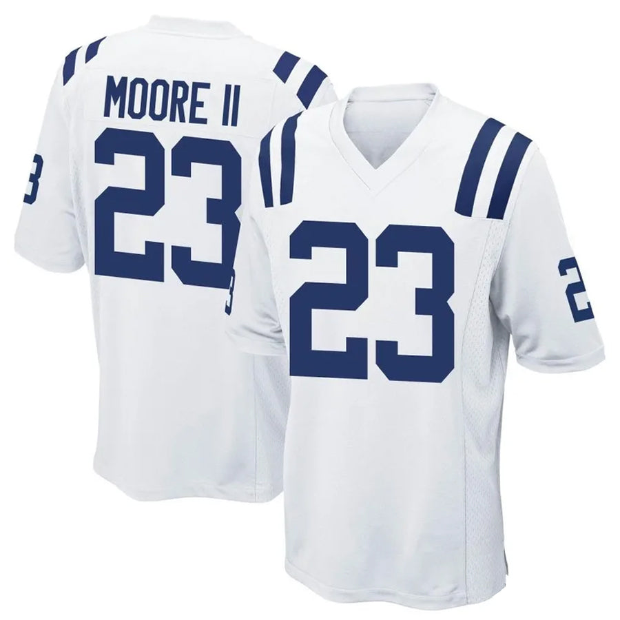 IN.Colts #23 Kenny Moore II Player White Replica Game Football Jerseys football jersey product view 1