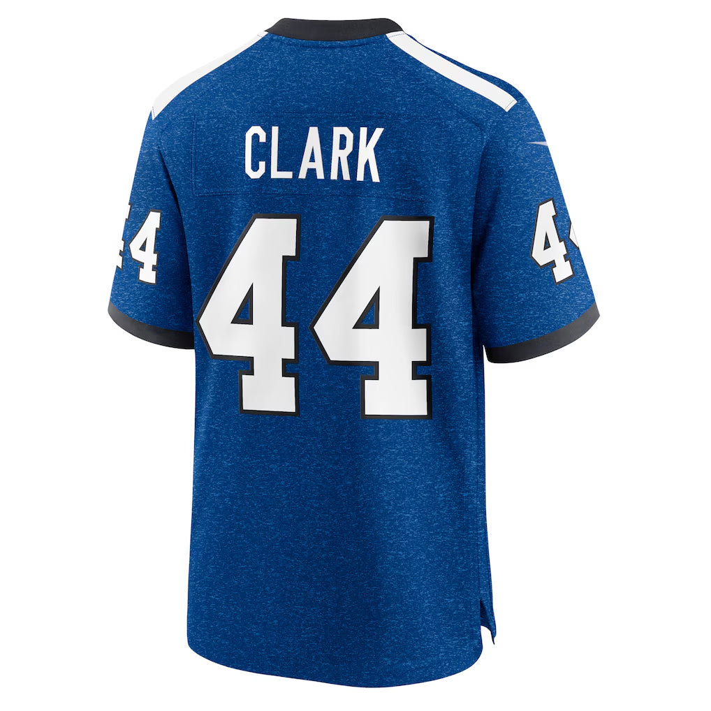 IN.Colts #44 Dallas Clark Player Royal Alternate 2 Game Football Jerseys football jersey product view 1