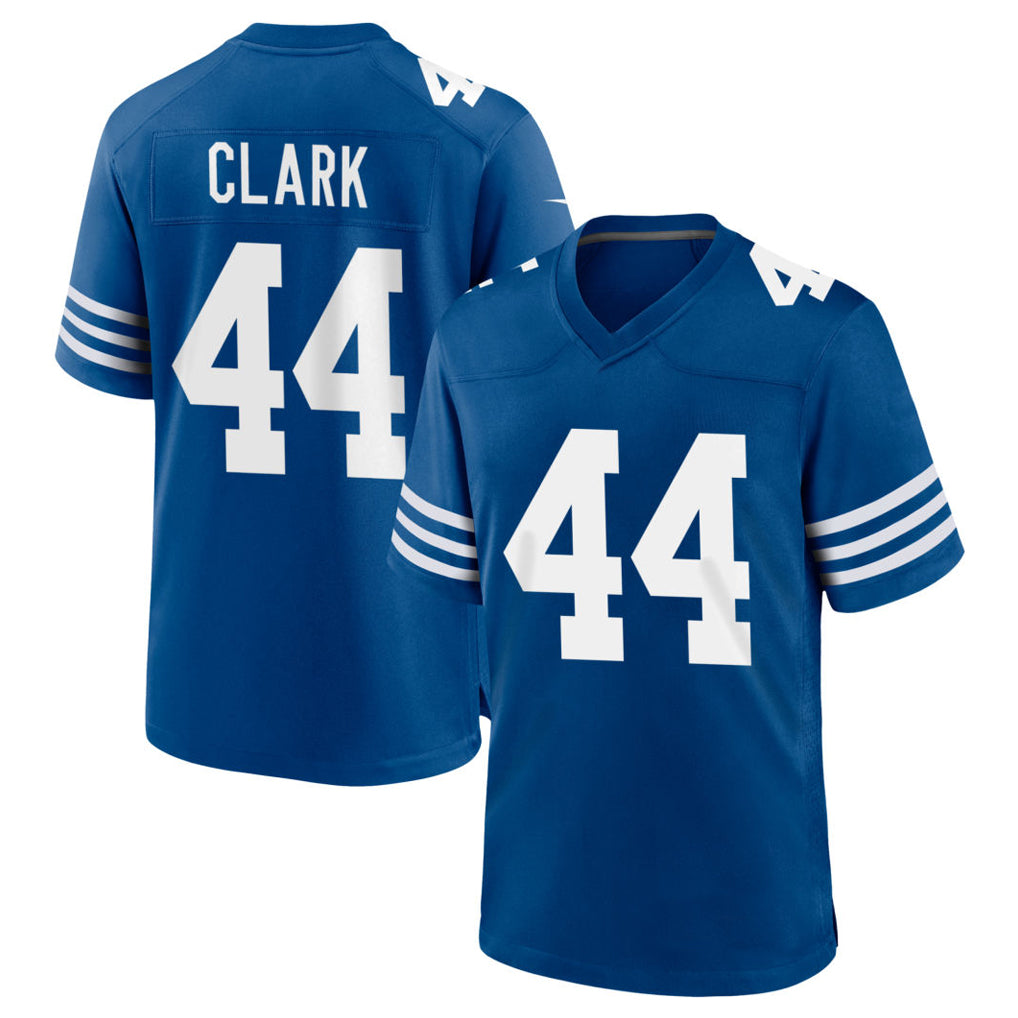 IN.Colts #44 Dallas Clark Player Royal Alternate Game Football Jerseys football jersey product view 1