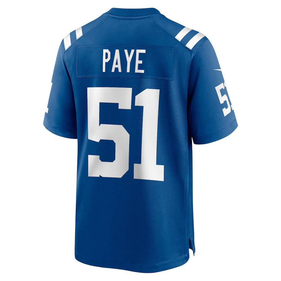 IN.Colts #51 Kwity Paye Player Royal Home Game Football Jerseys football jersey product view 1