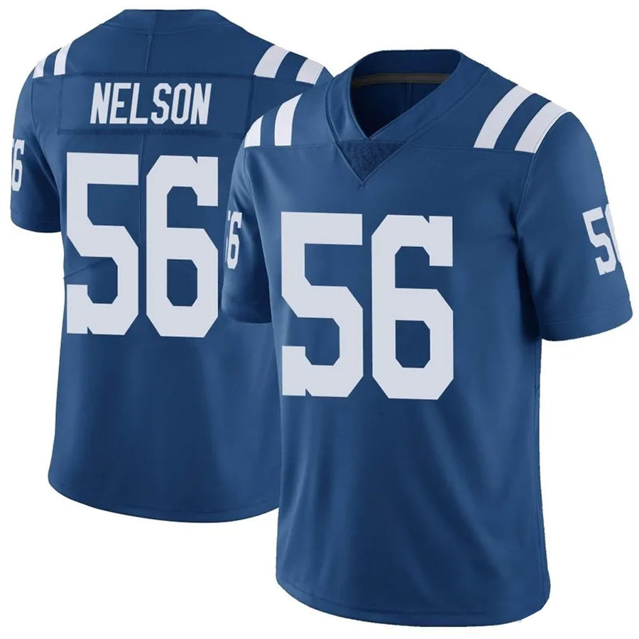 IN.Colts #56 Quenton Nelson Player Blue Limited Game Football Jerseys football jersey product view 1