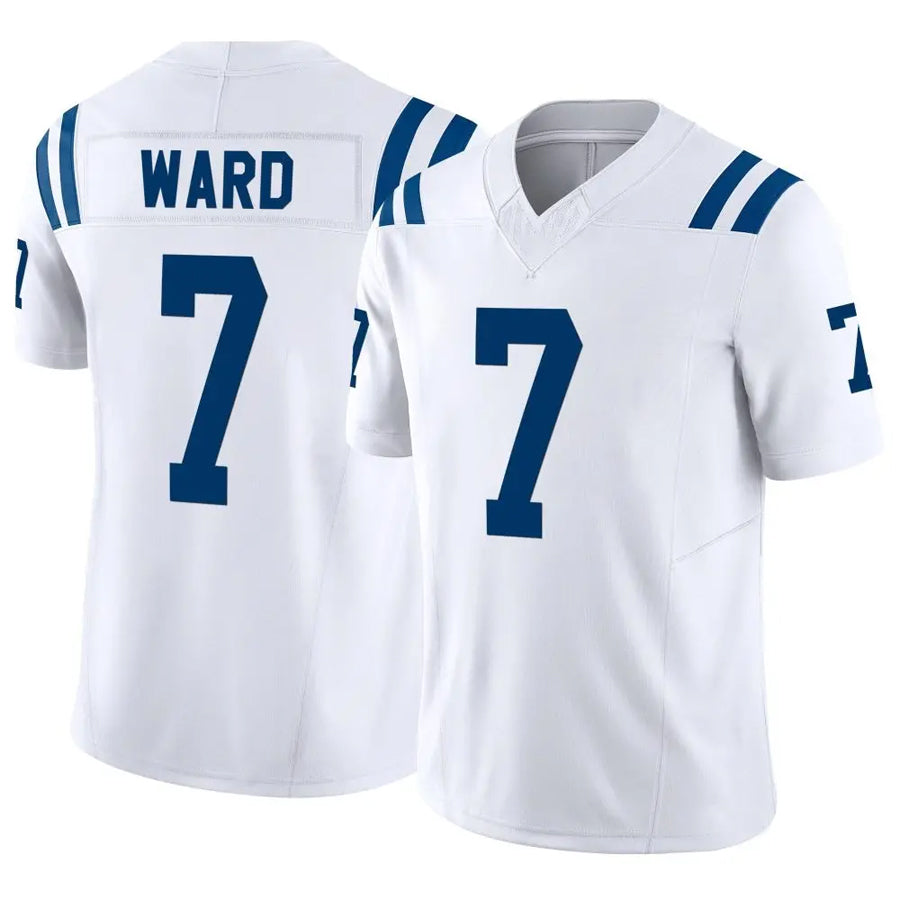 IN.Colts #7 Charvarius Ward Player White Vapor F.U.S.E. Limited Football Jerseys football jersey product view 1