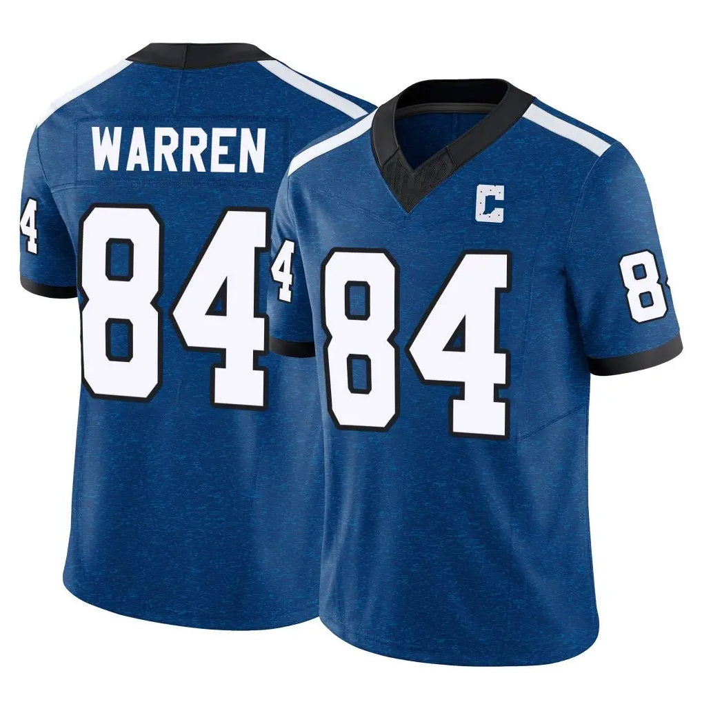 IN.Colts #84 Tyler Warren Player Limited Indiana Nights Alternate Vapor F.U.S.E. Royal Football Jerseys football jersey product view 1