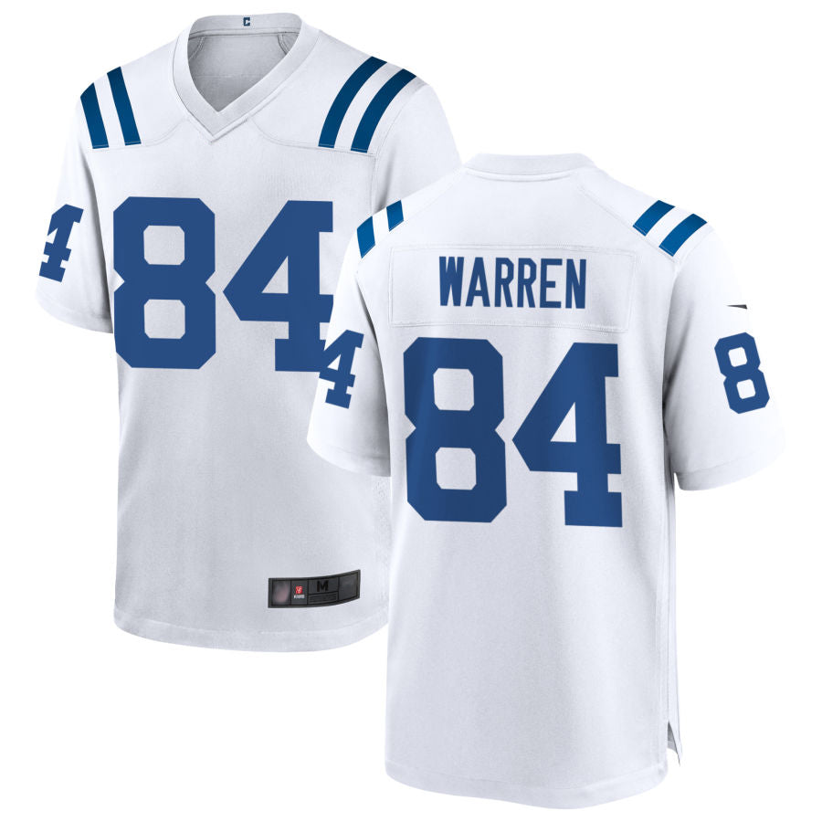 IN.Colts #84 Tyler Warren Player White Home Game Football Jerseys football jersey product view 1