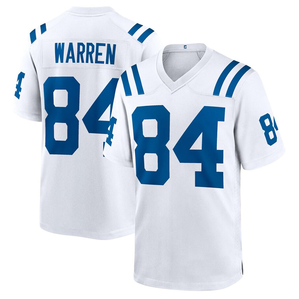 IN.Colts #84 Tyler Warren Player Whtie Home Game Football Jerseys football jersey product view 1