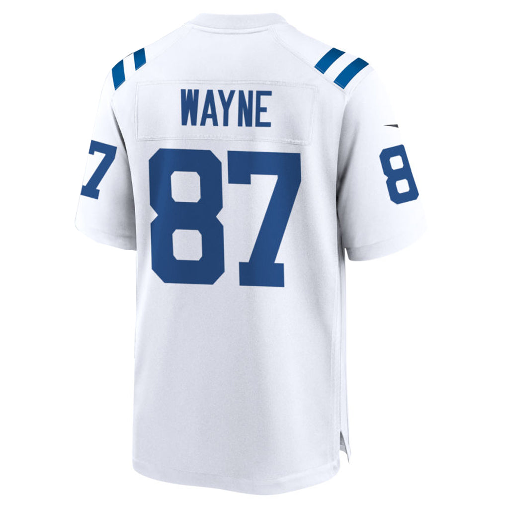 IN.Colts #87 Reggie Wayne Player White Home Game Football Jerseys football jersey product view 1