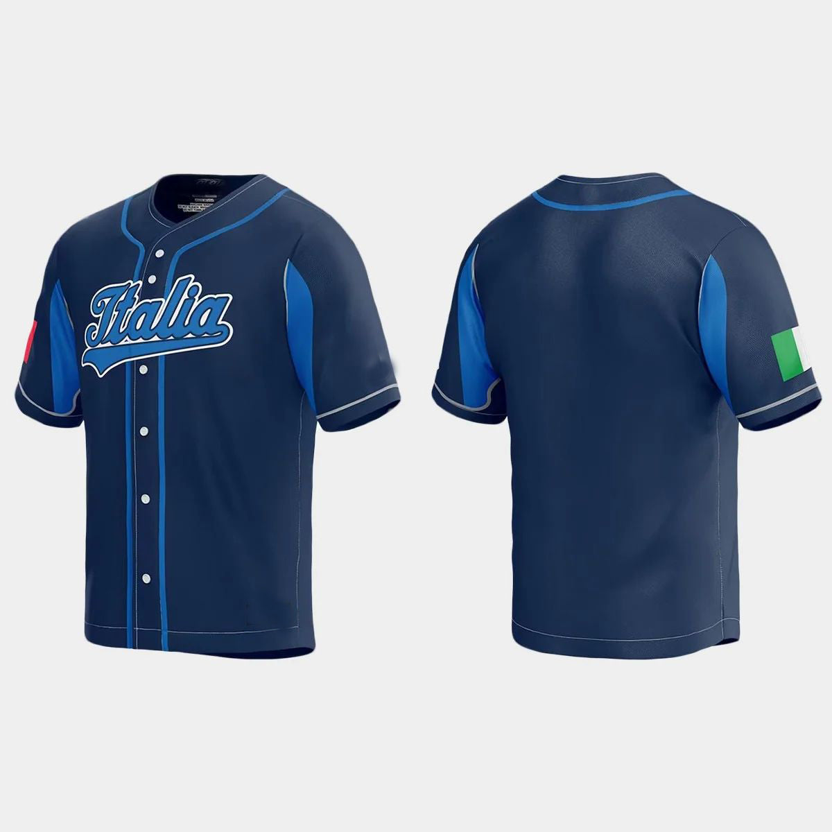 ITALY BASEBALL 2023 WORLD BASEBALL CLASSIC JERSEY ¨C NAVY Stitches Baseball Jerseys baseball jersey product view 1