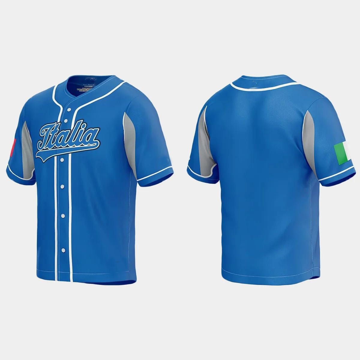 ITALY BASEBALL 2023 WORLD BASEBALL CLASSIC JERSEY ¨C ROYAL Stitches Baseball Jerseys baseball jersey product view 1