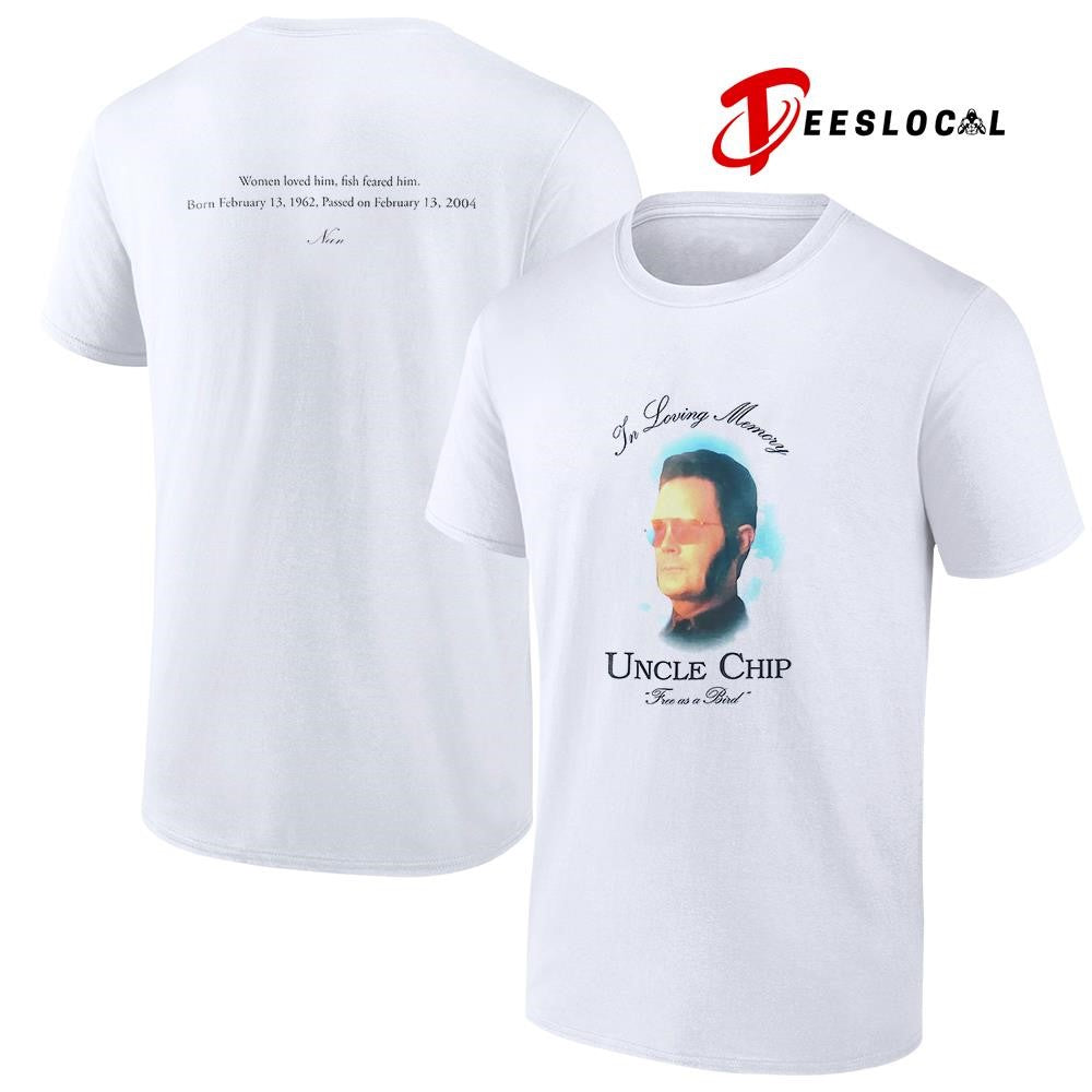 In loving memory Uncle Chip free as a bird women - Adult & Kids T-Shirts, Sweatshirts & Hoodies apparel design preview 1
