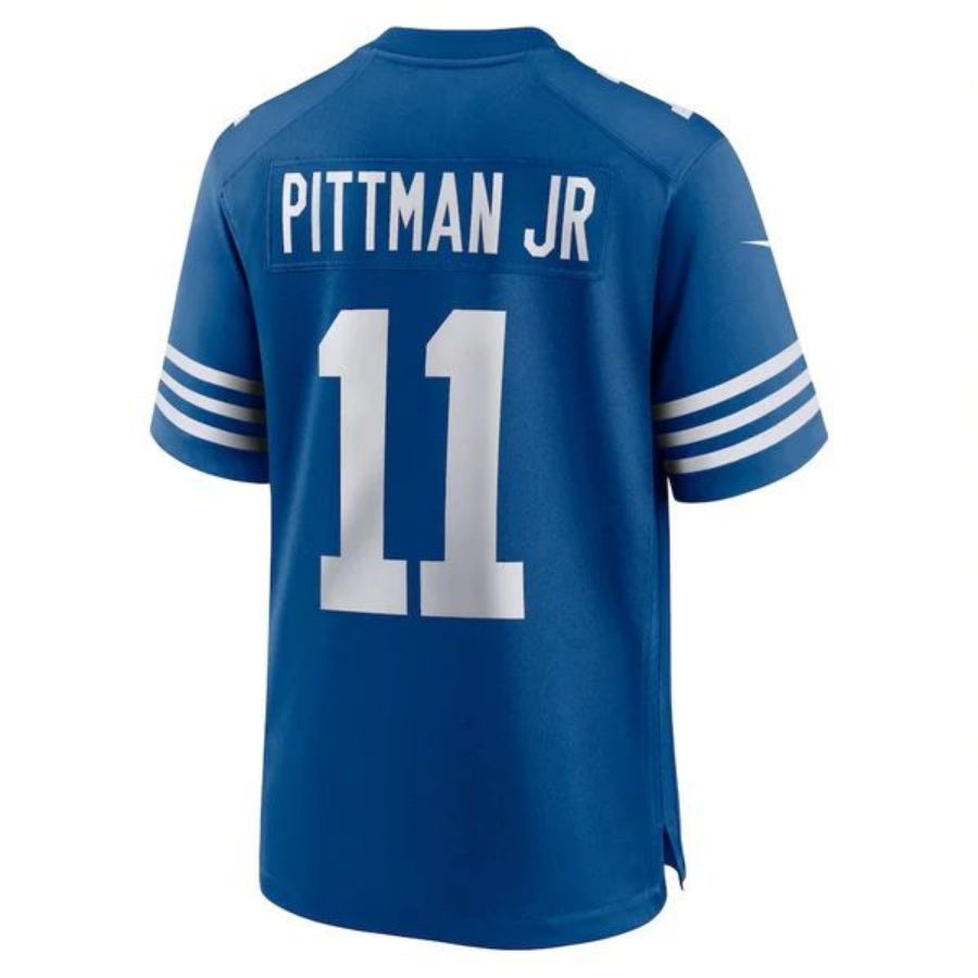 #11 Michael Pittman JR Player IN.Colts Royal Game Football Jerseys football jersey product view 1