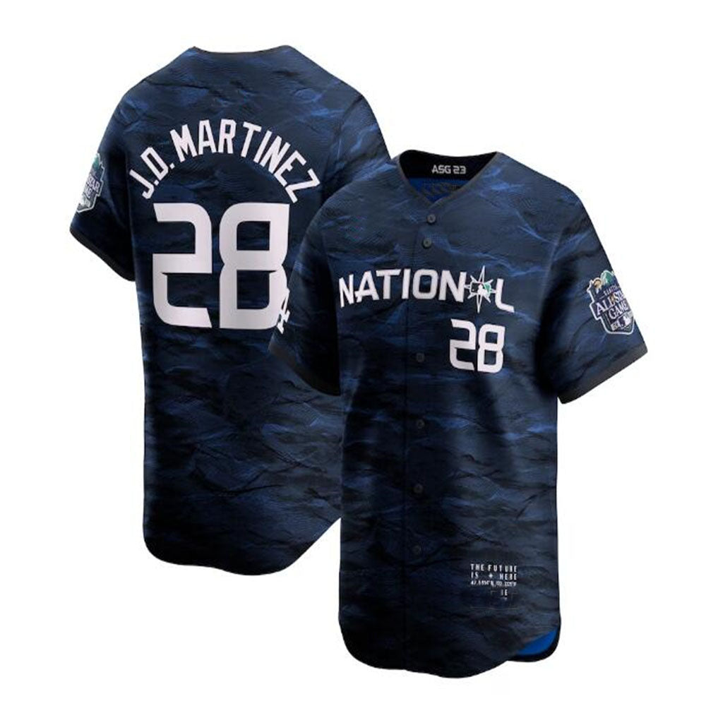 #28 J.D. Martinez National League 2023 All-Star Game Limited Player Jersey - Royal Baseball Jerseys baseball jersey product view 1