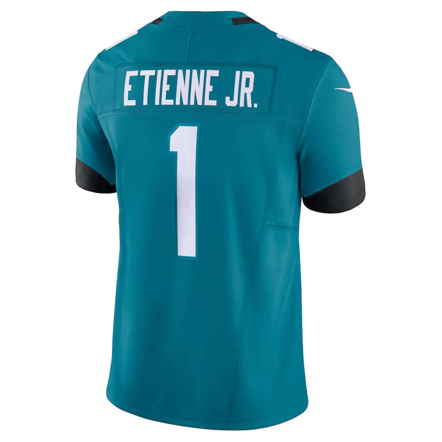 J.Jaguars #1 Travis Etienne Player Teal Vapor F.U.S.E. Limited Stitched American Football Jerseys football jersey product view 1