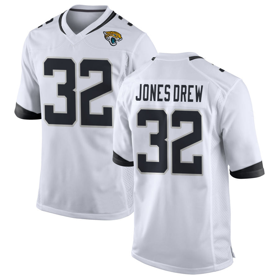 J.Jaguars #32 Maurice Jones-Drew Player White Game Football Jerseys football jersey product view 1