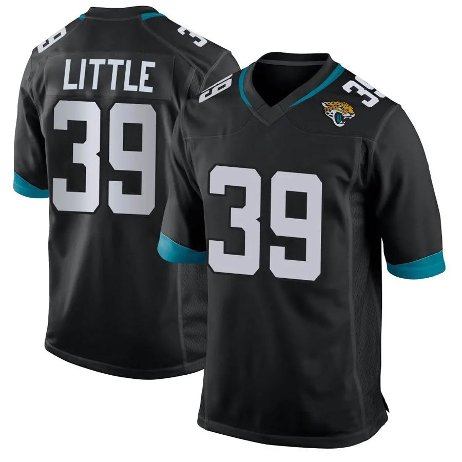 J.Jaguars #39 Cam Little Player Black Home Game Football Jerseys football jersey product view 1