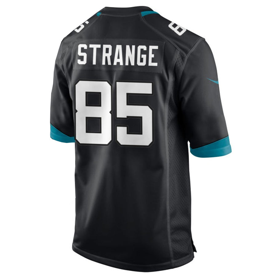 J.Jaguars #85 Brenton Strange Player Black Home Game Football Jerseys football jersey product view 1