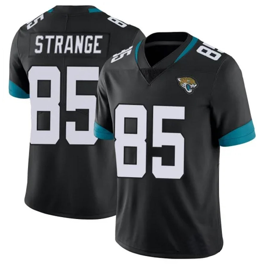 J.Jaguars #85 Brenton Strange Player Black Vapor Limited Football Jerseys football jersey product view 1