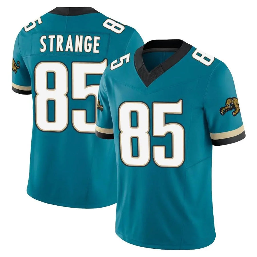 J.Jaguars #85 Brenton Strange Player Prowler Teal Vapor F.U.S.E. Limited Teal Football Jerseys football jersey product view 1