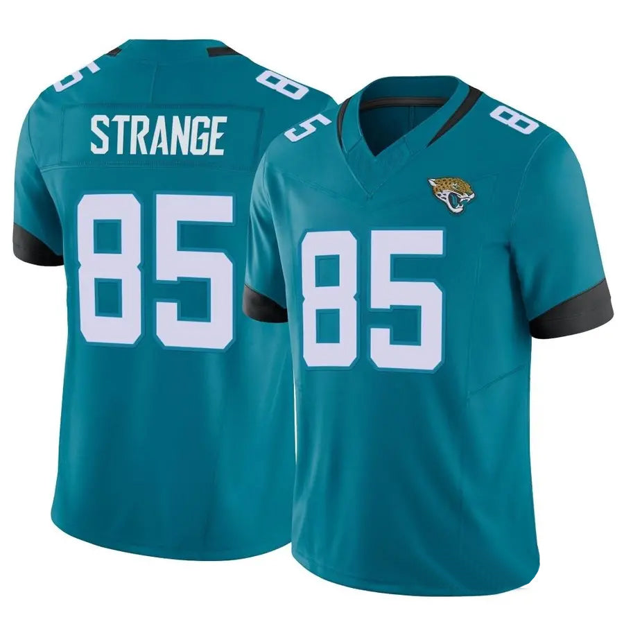 J.Jaguars #85 Brenton Strange Player Teal Vapor F.U.S.E. Limited Teal Football Jerseys football jersey product view 1