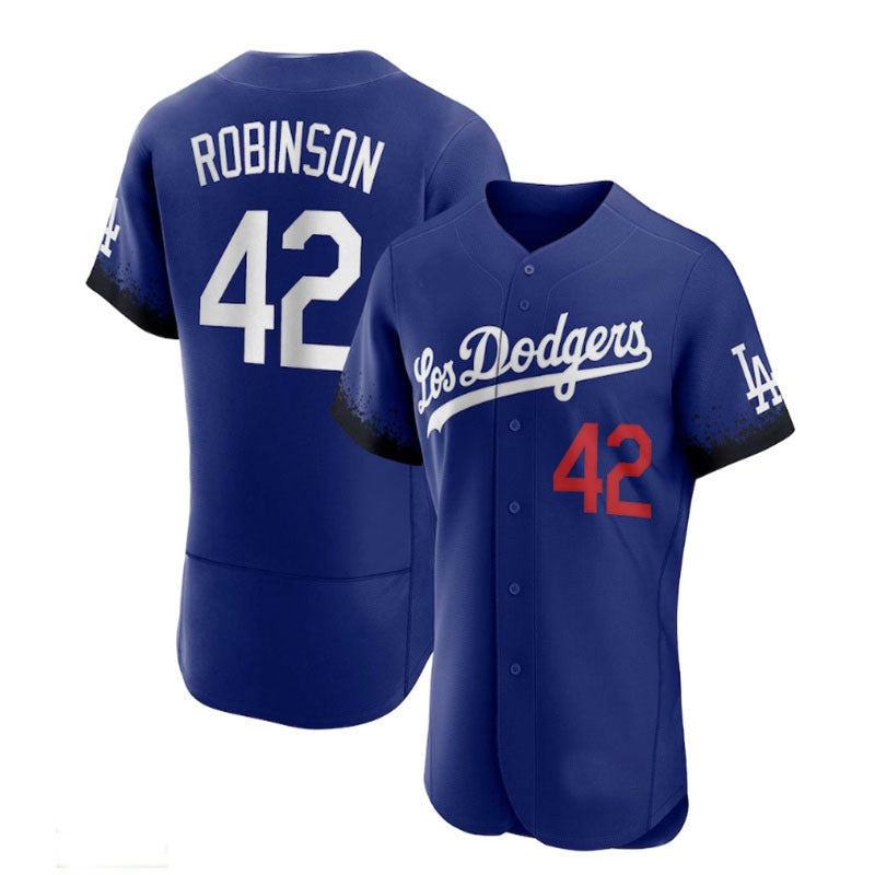 Los Angeles Dodgers #42 Jackie Robinson City Connect Authentic Player Jersey Baseball Jerseys baseball jersey product view 1