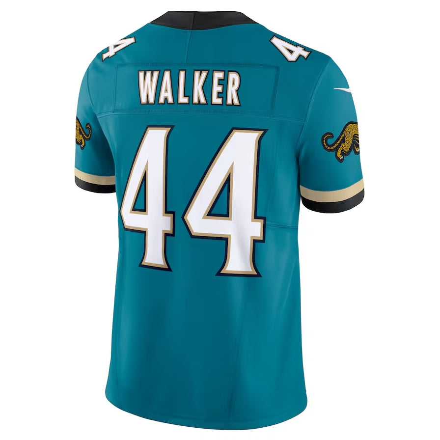 J.Jaguars #44 Travon Walker Prowler Throwback Vapor F.U.S.E. Limited Jersey - Teal Player Football Jerseys football jersey product view 1