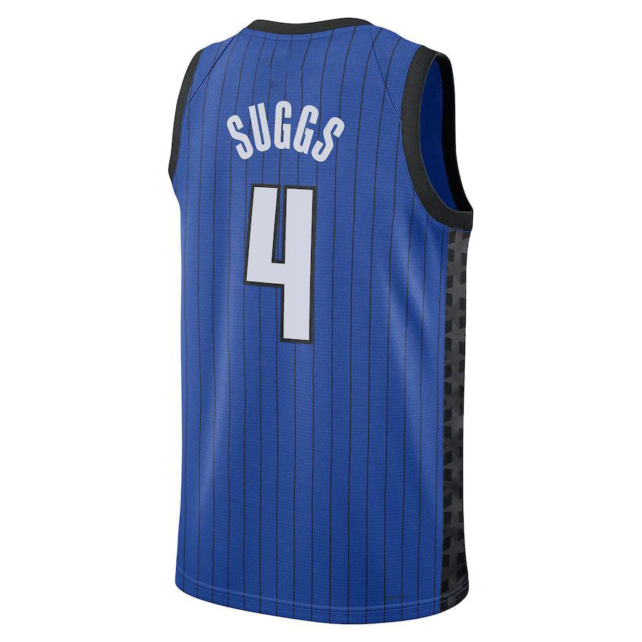 O.Magic #4 Jalen Suggs Jordan Brand 2022-23 Statement Edition Swingman Jersey Blue Stitched American Basketball Jersey basketball jersey product view 1