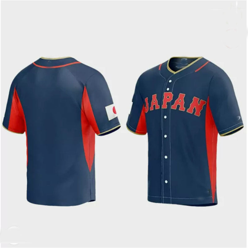 Japan Baseball 2023 World Classic Jersey ¨C Navy Stitches Baseball Jerseys baseball jersey product view 1