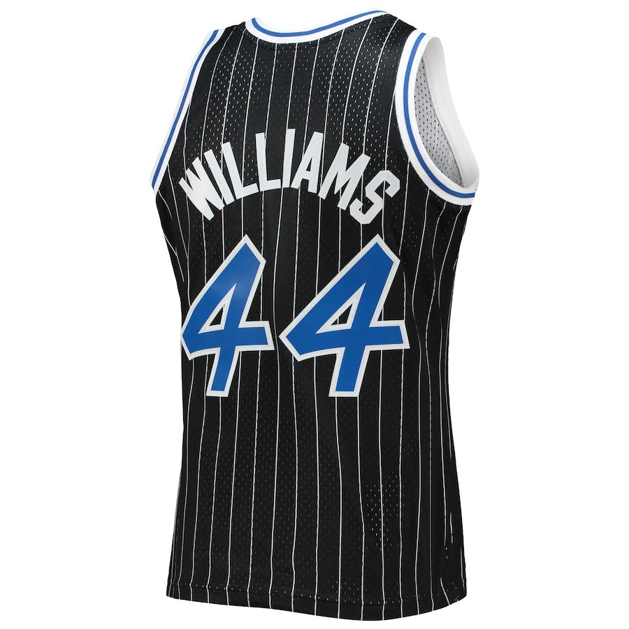 O.Magic #44 Jason Williams 2009-10 Hardwood Classics Swingman Jersey Black Stitched American Basketball Jersey basketball jersey product view 1