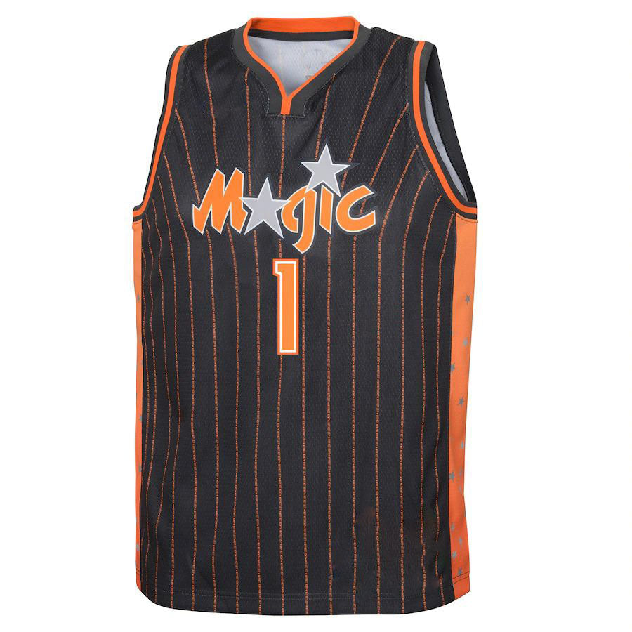 O.Magic #1 Jonathan Isaac 2021-22 Swingman Jersey City Edition Black Stitched American Basketball Jersey basketball jersey product view 1