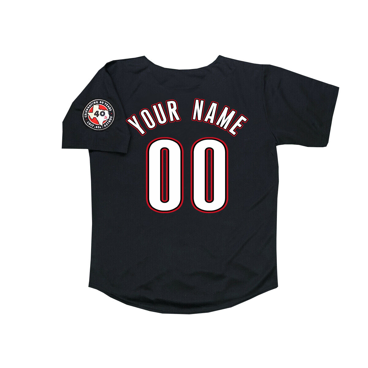 Custom Houston Astros 2012 Black Men's Jersey Stitched baseball jersey product view 1