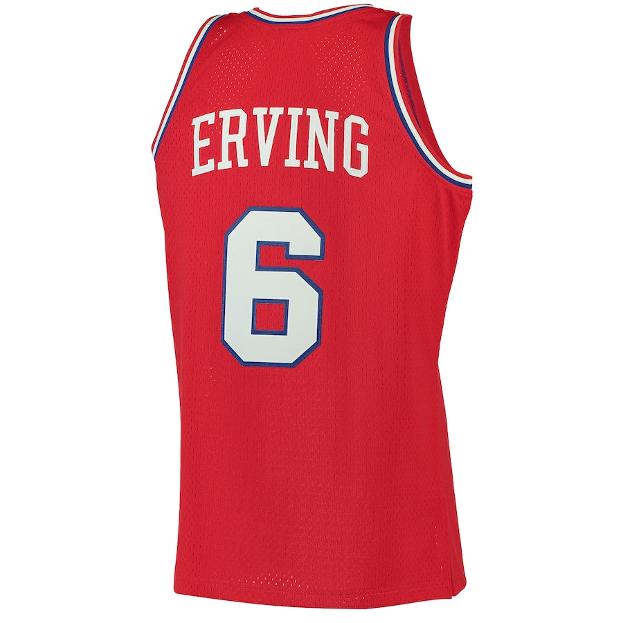 PH.76ers #6 Julius Erving 1982-83 Hardwood Classics Swingman Jersey Red Stitched American Basketball Jersey basketball jersey product view 1