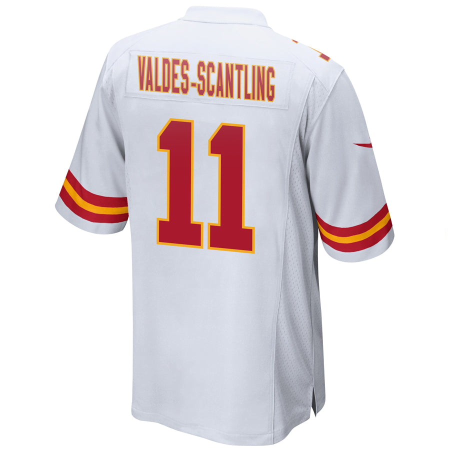 KC.Chiefs #11 Marquez Valdes-Scantling Player White Home Game Football Jerseys football jersey product view 1