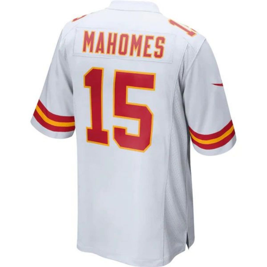 KC.Chiefs #15 Patrick Mahomes Player White Game Jersey Stitched American Football Jerseys football jersey product view 1