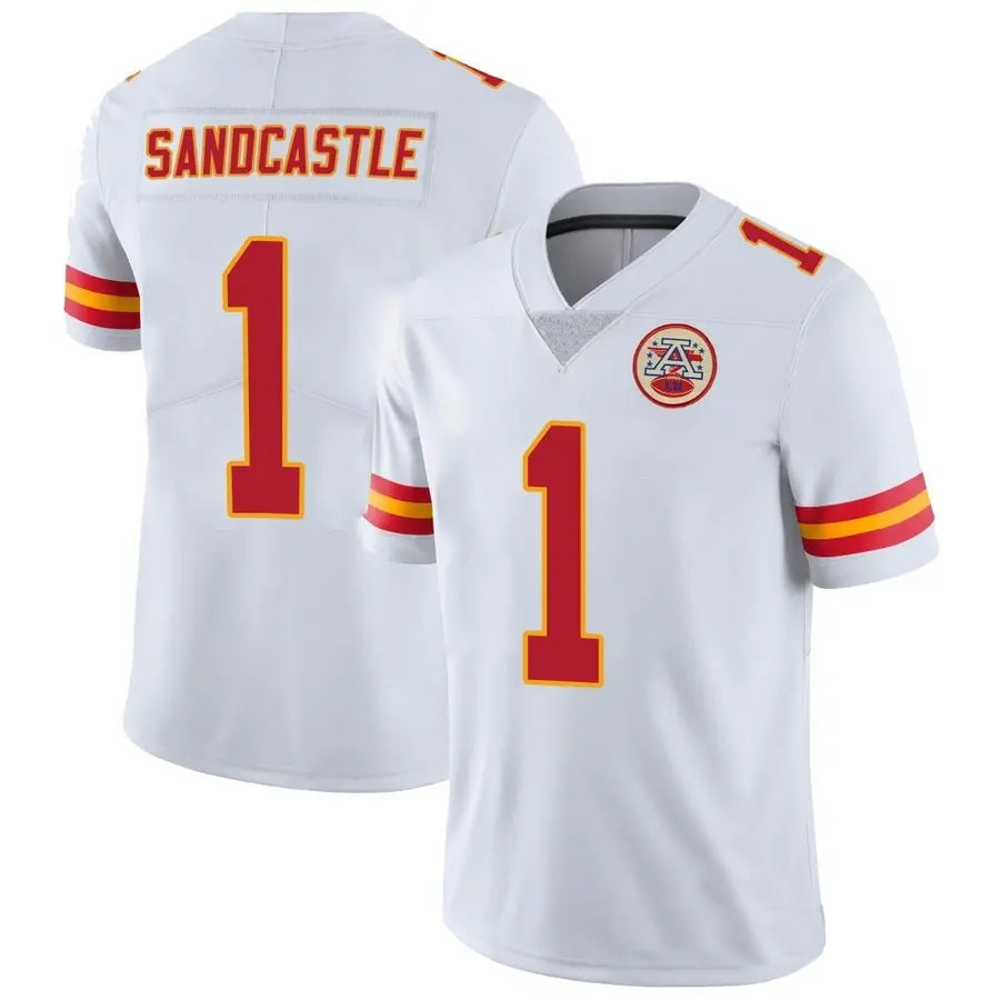 KC.Chiefs #1 Xavier Worthy Player White Vapor Limited Stitched Football Jerseys football jersey product view 1