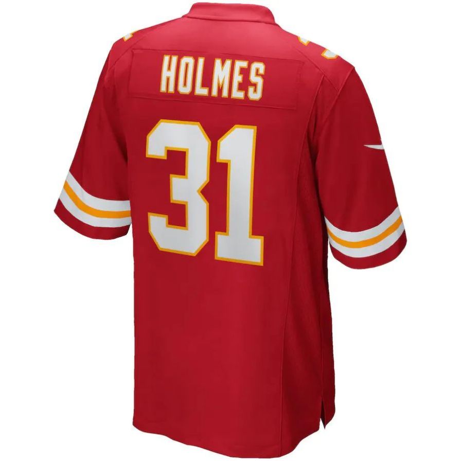KC.Chiefs #31 Priest Holmes Red Game Retired Player Jersey Stitched American Football Jerseys football jersey product view 1