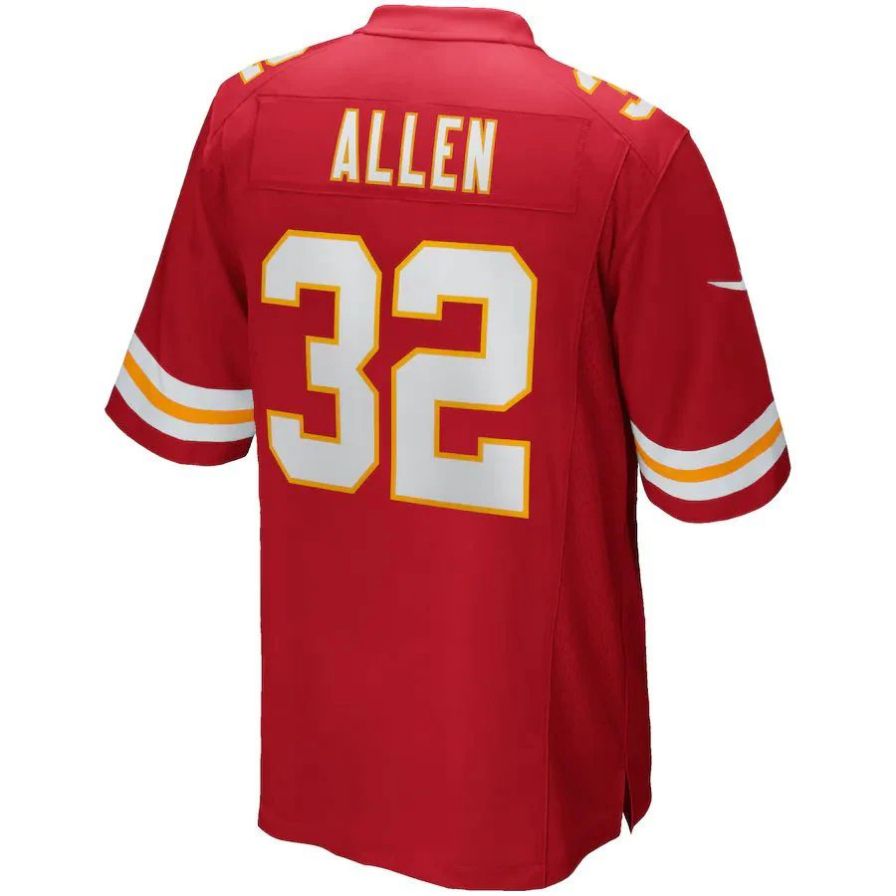 KC.Chiefs #32 Marcus Allen Red Game Retired Player Jersey Stitched American Football Jerseys football jersey product view 1