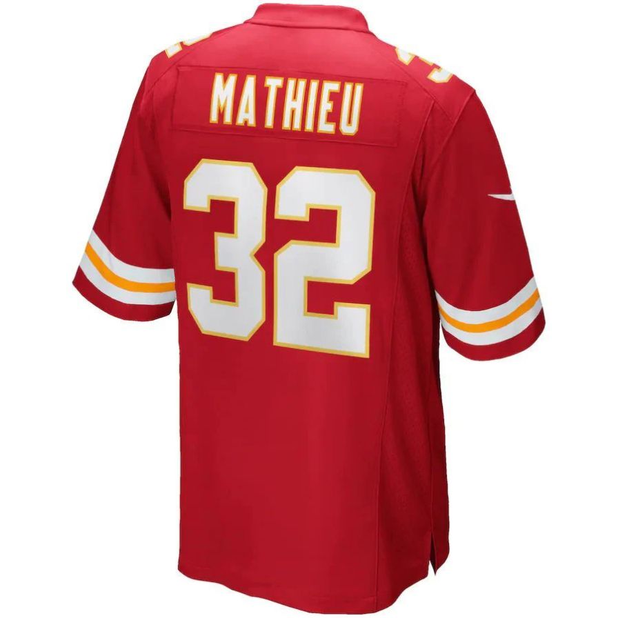 KC.Chiefs #32 Tyrann Mathieu Red Game Player Jersey Stitched American Football Jerseys football jersey product view 1