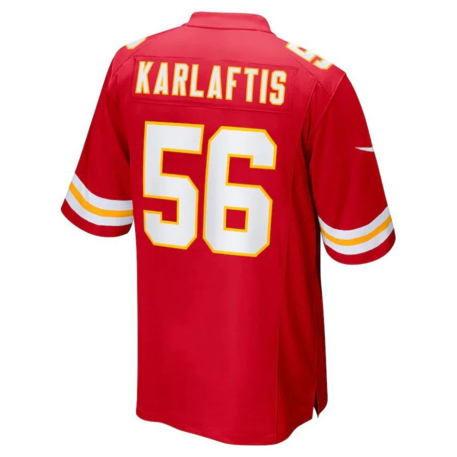 KC.Chiefs #56 George Karlaftis Player Red Home Game Football Jerseys football jersey product view 1