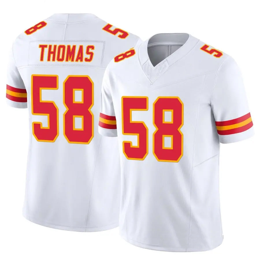 KC.Chiefs #58 Derrick Thomas Player White Vapor F.U.S.E. Limited Stitched Football Jerseys football jersey product view 1