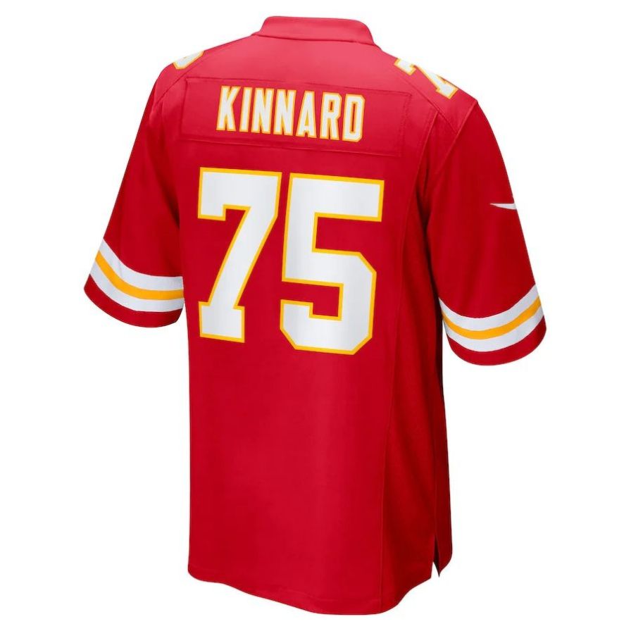 KC.Chiefs #75 Darian Kinnard Red Game Player Jersey Stitched American Football Jerseys football jersey product view 1