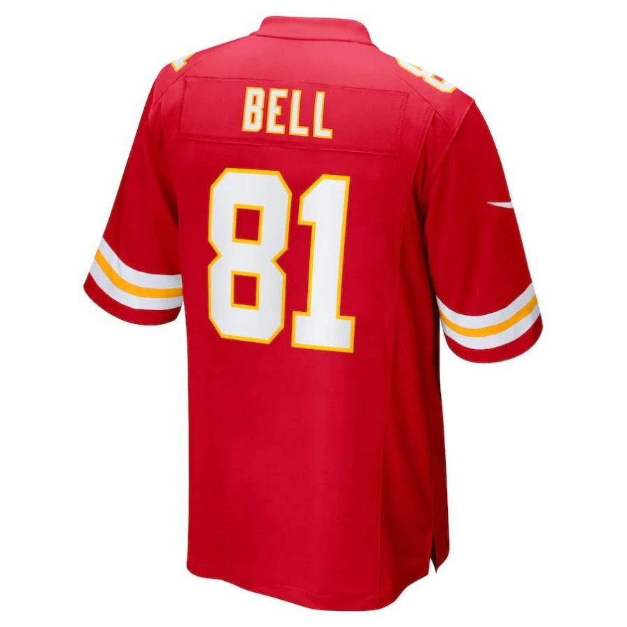 KC.Chiefs #81 Blake Bell Player Red Home Game Stitched Football Jerseys football jersey product view 1